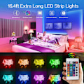 Pikkukuva 2 / 5: 20 m:n LED-valonauha Bluetooth RGB -valonauha 44 näppäimellä