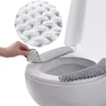 1 Pair Thick Soft Warm Toilet Seat Covers with Padding, Non-Slip, ZQKLA