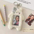 Miniatyrbilde 1 av 5: IC e Cat plysch fotokort hållare Kpop Idol fotoficka skyddande vit