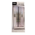 Miniatyrbillede 2 af 7: Insektnetdør 100x220 insektbeskyttelse sort magnet myggenet Black Svart