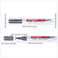 Miniatyrbild 5 av 5: IC Kakelfogpenna Wall Grout Restorer Pen Repair Marker Grout Filler Penna för väggkakelrestaurering Badrumsgolv (mörkgrå)