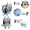 Pikkukuva 3 / 5: IC Bluey ja Bingo koululaukku 11,4*9\" piirretty koululaukku lapsille, syntymäpäivälahja lapsille-koko bluey