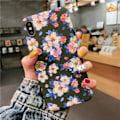 Miniatyrbillede 2 af 4: IC-etui til iPhone, Blomster Blomstermønster Stødsikkert