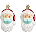 Miniatyrbillede 2 af 5: 6 stk julemandshæng med maske, juledekorationssæt