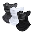 Miniatyrbild 5 av 5: Is Silke Sport Halsduk Damask Utomhus Damm Ansiktsmask Svart