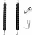 Miniatyrbilde 1 av 5: 2 STK. Wire Twister, Automatisk Wire Twister for Armeringsjern, Rett Krok Twister og Buet Wire Twister Verktøy