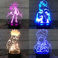 Miniatyrbillede 5 af 5: IC 3D-natlampe Naruto Team Uzumaki Naruto LED-natlampe
