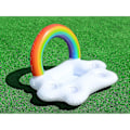 Pikkukuva 5 / 5: IC Rainbow Cloud Uppblåsbar Drinkhållare, Drink Floats Uppblåsbara Mugghållare för Pool