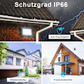 Pikkukuva 3 / 5: IC 5 Ulkovalo 10W LED-projektori, vedenkestävä IP66, kylmä valkoinen 6000K