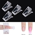 Miniatyrbild 1 av 5: 10 st genomskinlig plast nagelfixning Quick Dry Styling Clip Nagelverktyg 10 Pcs