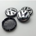Miniatyrbild 5 av 5: 4st VW-logotyp Ytterdiameter 56 mm Cap Fälgemblem Fälgmärke