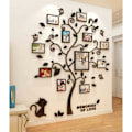 Miniatyrbild 2 av 5: IC Helsvart Medium Katttree 3D Akryl Stereoskopisk Sovrum, Vardagsrum, Barnrum, Plantskola, Lobby, Barnkammare, Present