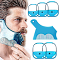 Miniatyrbild 3 av 5: 5 ST. Rakmall Shaper Män Goatee Style Design Skägg Must Transparent