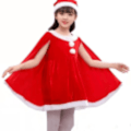 Pikkukuva 1 / 5: IC Barn Flickor Jul Cosplay Jultomte Kostym Finklänning 150cm
