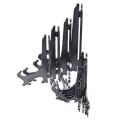 Miniatyrbillede 3 af 4: IC 10 stk Bærbare Staffeli Plattholder Display Stander 7 tommer 10 stk