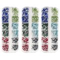 Miniatyrbillede 1 af 5: Crystal Flatback Strass Nail Art Style 6