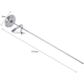 Miniatyrbilde 3 av 4: IC Bærbar matlagningstermometer i rustfritt stål, 12\" lang termometer for matlagningssonde for kjøkken, med klemme, perfekt for BBQ-vannkokere