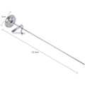 Miniatyrbillede 3 af 4: IC Bærbar madlavnings termometer i rustfrit stål, 12\" lang termometer til madlavningssonde til køkken, med klemme, perfekt til BBQ-kedel