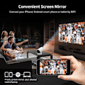 Miniatyrbillede 8 af 10: Halloween og Juleatmosfære Projektor 4kAndroid 11 Dobbelt Wifi6 200 BT5.0 1080p 1280*720p