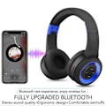Pikkukuva 2 / 5: IC Bluetooth-kuulokkeet Langattomat kuulokkeet Melunvaimennus Taitettava Säädettävät kuulokkeet Subwoofer Urheilukuulokkeet - Sininen Musta