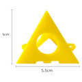 Miniatyrbild 5 av 5: IC 10 st Mini Konmålningsställ Pyramidställ Set Målarens Pyramid Gul 10 st