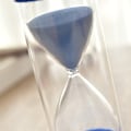 Miniatyrbillede 3 af 5: Sandur med køkkentimer og tid på 5 min 10 min 30 min (5 min Sølvblå)