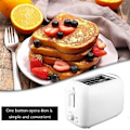 Miniatyrbilde 4 av 5: IC Automatisk brødrister (800W, 2 lange spor, for opptil 4 skiver)