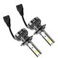 Miniatyrbillede 1 af 2: 2 stk. 1400w LED-forlygtepærer 6000k Hvid-plug And Play(h7)