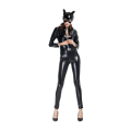 Miniatyrbillede 1 af 5: IC Dam PU Læder Catsuit Cosplay Halloween Kattemaske Jumpsuit Z