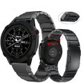 Miniatyrbilde 3 av 3: IC Garmin Fenix ​​5/6/6 Pro/7 Armbånd Rustfritt Svart