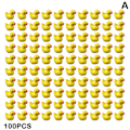 Miniatyrbilde 1 av 5: Miniatyrdekorasjon 100/200 stk Mini Gummianker Miniatyr Hartsankor Gul Tiny D 200 stk gul 200 stk 100stk gul 100stk 100pcs yellow 100pcs