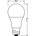 Miniatyrbilde 4 av 4: IC 5 ST LED Base Classic A-pærer, erstatning for E27-pærer