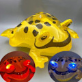 Pikkukuva 5 / 5: IC Glowing uppblåsbar grön studsande groda Padda Ballong Jungle Anima 9