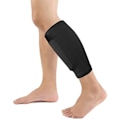 Pikkukuva 4 / 5: IC Jalkapallo Shin Guard Suojat, Jalkapallo Kompressio Varmuussukat Taskulla Shin Guardille - Musta - M