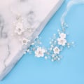 Miniatyrbillede 3 af 4: IC 2 stk. - Hårtilbehør i lerblomst i krystal