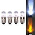 Miniatyrbillede 2 af 4: IC 5 stk E10 LED-lampe DC 3V 4,5V Instrumentlampe Indikatorlampe hvid DC3V
