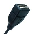 Miniatyrbillede 5 af 5: IC DC-DC-konverteringsmodul 12V til 5V USB udgangsstrømadapter 3A POWER Sort
