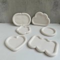Miniatyrbillede 2 af 5: IC Opbevaringsbakke Gips Form DIY Smykker Display Bakke Ep A6