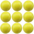Pikkukuva 1 / 11: Pehmeät vaahtomuoviset tennispallot, 12 kpl vaahtopalloa, korkea pomppu, pehmeät pallot sisä- ja ulkokäyttöön, urheilusienipalloja lapsille (keltainen)-Xin