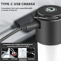 Pikkukuva 3 / 3: IC 1,5W kannettava ulkoilma LED-leirintälamppu Type-c USB-ladattava monitoiminen telttavalaisin magneettikiinnikkeellä