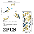 Pikkukuva 2 / 5: IC 2 set Statiskt fönster Clings Spring Flower Bird Butterfly Window