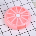Miniatyrbillede 1 af 5: IC Ugentlig Roterende Pilleboks Case Splitter Pille 7 Dage P Rosa