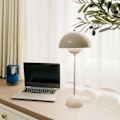 Miniatyrbillede 4 af 5: Blomknopp LED-bordlampe, nordisk natbordlampe, skrivebordslampe, svampelamper, rumdekoration, natlampe