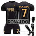 Miniatyrbilde 1 av 9: Real Madrid andre bortetrøye nr. 8 10 Modric 7 Winnie 5 Bellingham Ronaldo fotballuniform 7C Ronaldo socks guard twenty two#