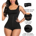 Miniatyrbild 3 av 5: IC Damformad bodysuit med magkontroll, dragkedja och öppen front