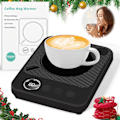 Miniatyrbild 1 av 5: Elektrisk muggvärmare för skrivbord - Automatisk avstängning - Perfekt skrivbordstillbehör - Håll ditt kaffe varmt - Bra födelsedagspresent Rosa