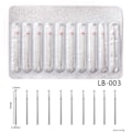 Pikkukuva 1 / 5: 10 kpl timanttijyrsintä manikyyriin kovametallinauloja LB-003 one size