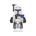 Miniatyrbillede 5 af 7: 8 stk. Star Wars Byggesten Minifigur Klon Mini Legetøj sort