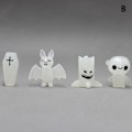 Pikkukuva 1 / 5: IC 4/8 kpl koriste mini-luminoiva haamu koriste Halloween-koriste B