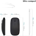 Miniatyrbillede 2 af 5: IC NOE Bluetooth Mus Stille Genopladelig Trådløs Bærbar Computer